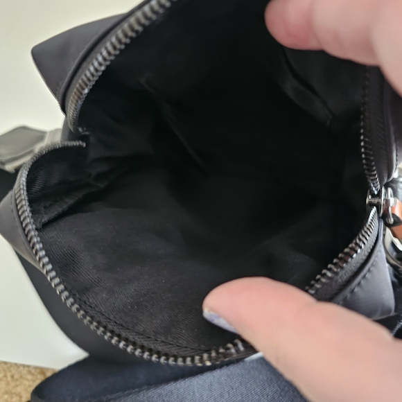 Ted Baker Black Nylon Crossbody Bag With Adjustable Guitar Strap - Picture 2 of 7